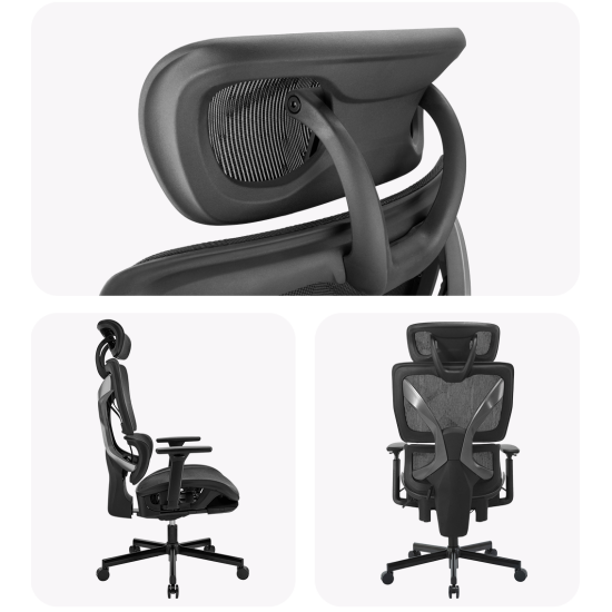 UVI FOCUS PRO Office & Gaming Chair UVI FOCUS PRO office and gaming chair with ventilated mesh backrest, adjustable lumbar support, and ergonomic seat in a neutral studio setting