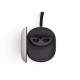 Meta Quest 3 / 3S Compact Carrying Case Meta Quest 3 and Quest 3S compact carrying case open to show felt shell and moulded plastic inner compartments holding headset, controllers, and cables