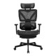 UVI FOCUS PRO Office & Gaming Chair UVI FOCUS PRO office and gaming chair with ventilated mesh backrest, adjustable lumbar support, and ergonomic seat in a neutral studio setting