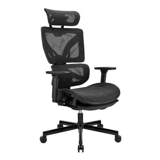 UVI FOCUS PRO Office & Gaming Chair UVI FOCUS PRO office and gaming chair with ventilated mesh backrest, adjustable lumbar support, and ergonomic seat in a neutral studio setting