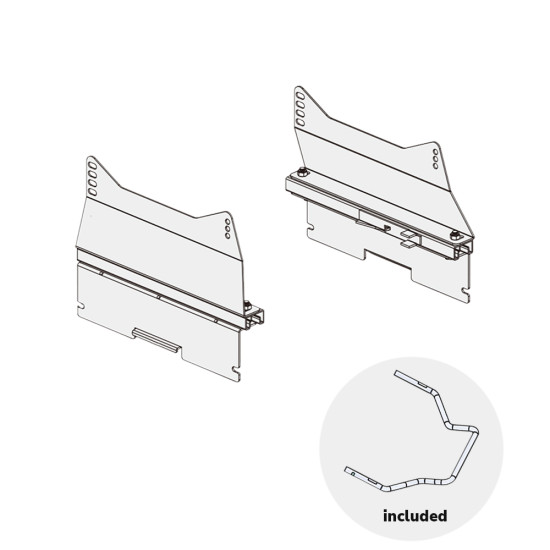 UVI Racing SIM Seat Rails Bundle UVI Racing SIM Seat Rails bundle with left and right seat brackets, movable sliders, and adjustment handle for simulator or ALU profile rigs