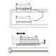 UVI Racing SIM Seat Rails Bundle UVI Racing SIM Seat Rails bundle with left and right seat brackets, movable sliders, and adjustment handle for simulator or ALU profile rigs