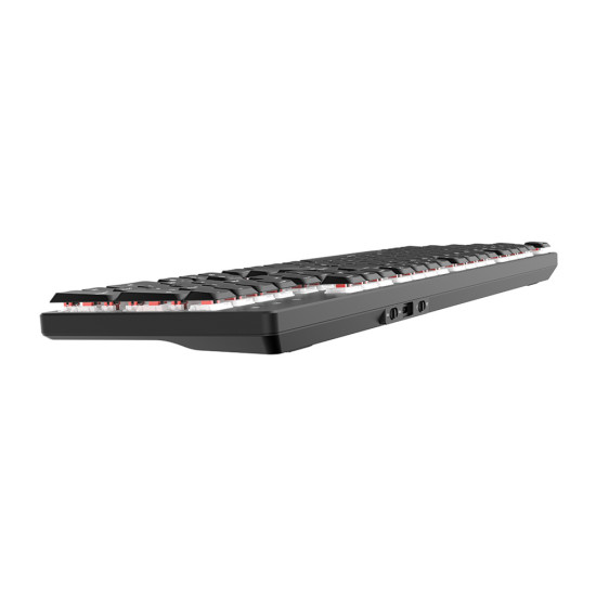 UVI Leaf Wireless mehanska tipkovnica UVI Leaf Wireless mehanska tipkovnica z nizkoprofilnimi rdečimi stikali OUTEMU, brezžična, kompaktna zasnova