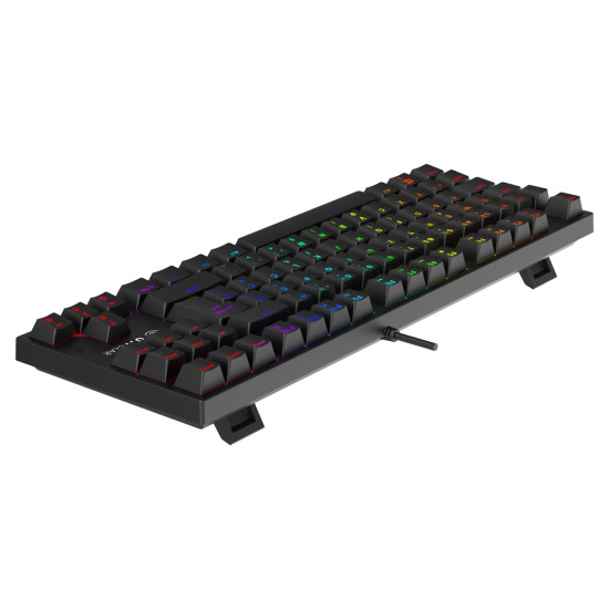 UVI Greed Mini V2 TKL Brown Switch RGB tipkovnica UVI Greed Mini V2 TKL mehanička gaming tipkovnica s Brown prekidačima i RGB osvjetljenjem, UK raspored tipki SLO/CRO