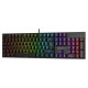 UVI Greed V2 Brown Switch RGB Keyboard SLO/CRO UVI Greed V2 mechanical RGB gaming keyboard with Brown switches and SLO/CRO layout displaying full keyset with colourful RGB backlighting