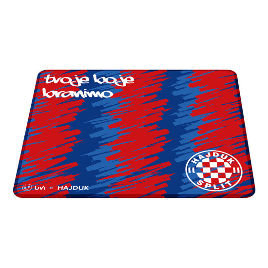 UVI x Hajduk Inferno Small podloga za miš s Hajduk Split dizajnom, obšivenim rubovima i gumenom bazom