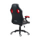 UVI Chair Hero Red gaming and office chair in red and black upholstery with extra-padded fixed armrests and a CLASS-4 gas lift base