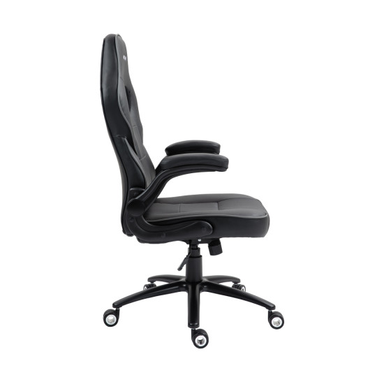 UVI Chair Simple Office black ergonomic office chair with CLASS-4 gas-lift height adjustment and butterfly tilt mechanism