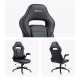 UVI Chair Simple Office black ergonomic office chair with CLASS-4 gas-lift height adjustment and butterfly tilt mechanism