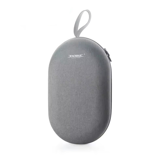 Grey carrying case for Meta Quest 3, Quest 3S, or Quest 2, with dedicated compartments for headset, Touch Plus controllers, straps, and charger