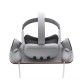 Meta Quest 3 Charging Dock & Stand Meta Quest 3 Charging Dock with LED charge indicators and slots for headset and two Touch Plus controllers on a compact white stand