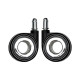 UVI Universal Enhanced Wheels set of 5 nylon chair casters with 11 mm universal stem, suitable for hard and soft floor surfaces