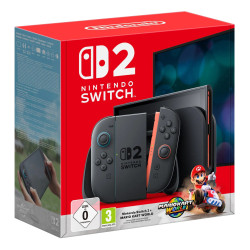 Nintendo Switch 2 Gaming Console + Mario Kart World - 4K HDR Gaming System with Joy-Con 2 Controllers and GameChat