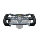 MOZA Racing ES RS032 Formula Wheel Mod 28 cm MOZA Racing ES RS032 28 cm formula steering wheel mod with aluminium chassis and black TPU rubber grips, front view