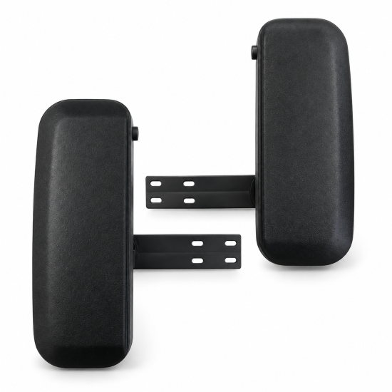 UVI Chair 4D Armrest 4 Holes (Left & Right) UVI Chair 4D armrest with 4-hole mounting bracket, left and right pair, showing height and width adjustment mechanism