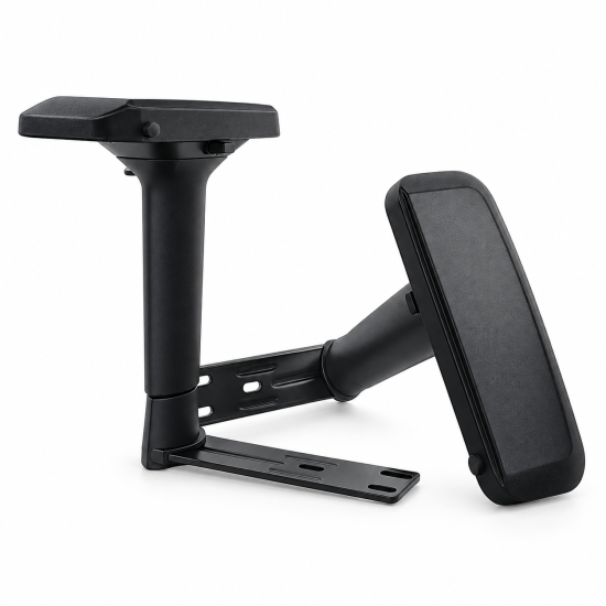 UVI Chair 4D Armrest 3 Holes Left & Right UVI Chair 4D adjustable armrest with 3 mounting holes, shown as a pair for left and right sides of a gaming or office chair