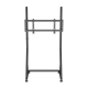 UVI Racing SIM Monitor & TV Stand 32–55 Inch UVI Racing SIM freestanding monitor and TV stand made from steel and aluminium, compatible with 32 to 55 inch screens, shown with adjustable height settings at 92 and 97 cm