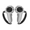 Grey Silicone Case for Meta Quest 3/3S Protection Cover for Handle