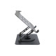 UVI 360° Foldable Height-Adjustable Laptop Riser UVI foldable laptop riser stand with 360-degree rotating base and magnetic phone holder, shown at adjustable height