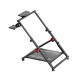 UVI Chair Foldable Racing Setup LITE steel-frame sim racing rig with adjustable steering wheel mount and pedal plate, shown in open position