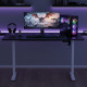 UVI LITE V2 Sit-Stand Desk Frame Electric White UVI LITE V2 electric sit-stand desk frame in white, 2-stage single-motor design with adjustable width, no desktop included