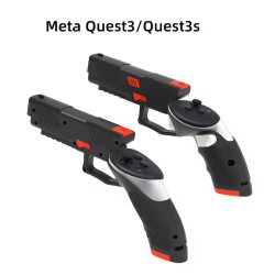  VR Pistol Handle Extensions for Meta Quest 3 and 3s Controllers