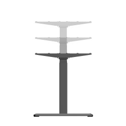 UVI Standard V2 sit-stand desk (frame), electric black UVI Standard V2 sit-stand desk (frame), electric black