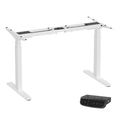 UVI Standard V2 sit-stand desk (frame), electric white