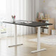 UVI Standard V2 Sit-Stand Desk Frame white UVI Standard V2 electric sit-stand desk frame in white, showing 3-stage legs and adjustable width from 100 to 170 cm