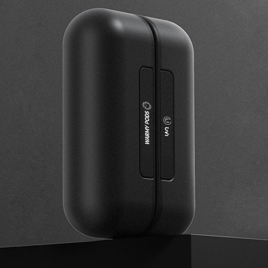 Warmy Pods 2-in-1 Hand Warmer & Power Bank Warmy Pods 2-in-1 hand warmer and power bank — two compact magnetic pods shown side by side in a portable design