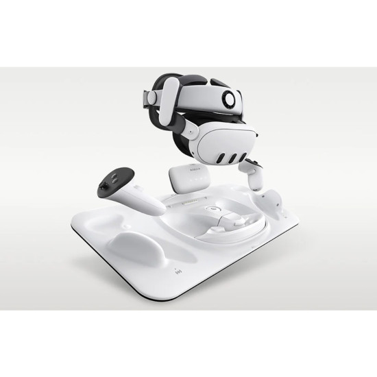 BOBOVR D3 charging station for Meta Quest 3 with headset dock, controller slots, and B100 battery compartment