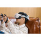 BOBOVR E3 Pro battery relief strap for Meta Quest 3 and 3S, showing rear cushion, adjustable fit mechanism, and B100 battery pack