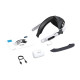 BOBOVR E3 Pro battery relief strap for Meta Quest 3 and 3S, showing rear cushion, adjustable fit mechanism, and B100 battery pack