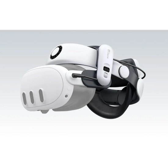 BOBOVR S3 PRO ergonomic battery relief head strap for Meta Quest 3 and Quest 3S with Honeycomb Pad and rear battery module