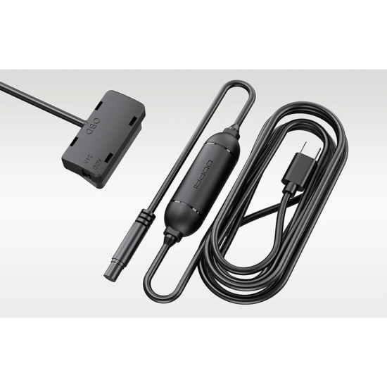 DDPAI DC003 OBD Dash Cam Power Kit DDPAI DC003 OBD power adapter with 3-metre cable, designed for DDPAI MINI 2X, N1, N2, and N5 dash cameras