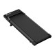 DeerRun Q2 Urban black electric treadmill with low-profile design and built-in wheels, shown from the side