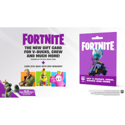  Fortnite Gift Card 50 EUR - Epic Games Key - EUROPE