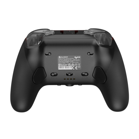 GameSir G7 Pro BK TRI-MODE kontroler v črno-rdeči barvi z zamenljivimi magnetnimi ploščami in ABXY gumbi z optičnimi mikro-stikali