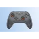 GameSir T4n Lite Nova wireless controller in gray, front view showing joysticks, buttons, and ergonomic grip design
