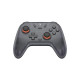 GameSir T4n Lite Nova wireless controller in gray, front view showing joysticks, buttons, and ergonomic grip design