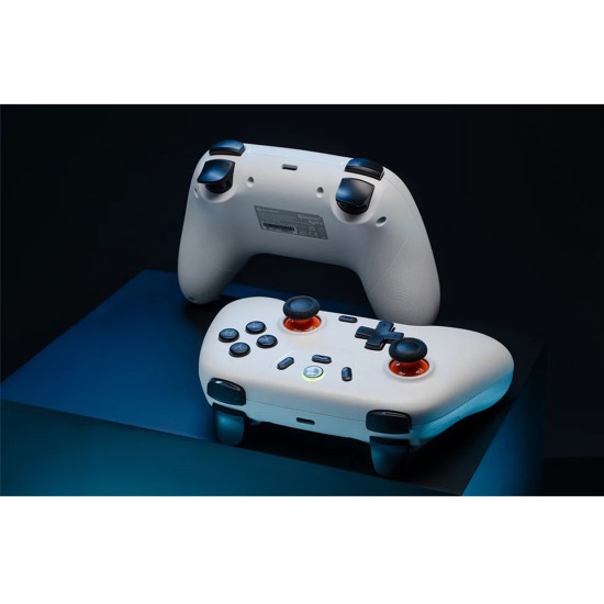 GameSir T4n Lite wireless controller in white, front view showing joysticks, analog triggers, and button layout