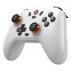 GameSir T4n Lite wireless controller in white, front view showing joysticks, analog triggers, and button layout