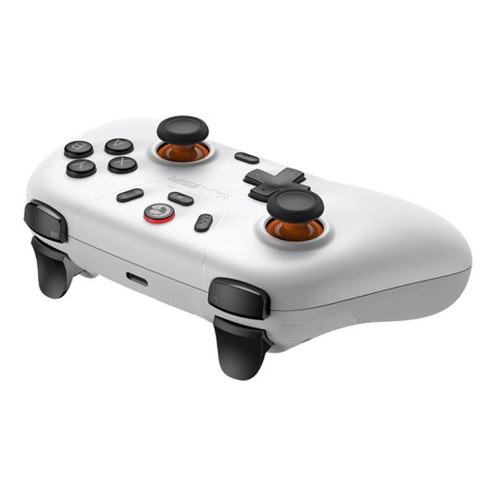 GameSir T4n Lite wireless controller in white, front view showing joysticks, analog triggers, and button layout