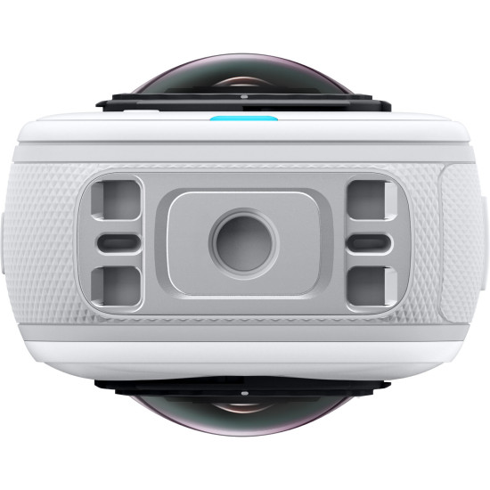 Insta360 X5 Satin White Limited Edition Insta360 X5 Satin White Limited Edition action camera, white finish, compact 360-degree body with dual lenses