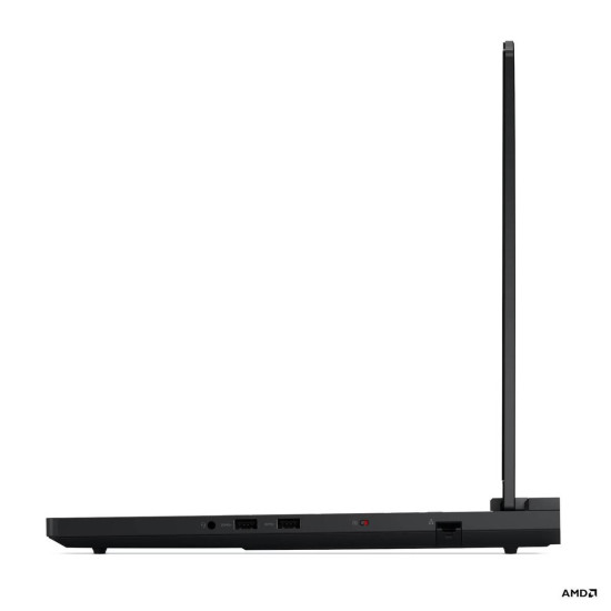 Lenovo Legion Pro 7 16AFR10H RTX 5070 Ti OLED 240Hz Lenovo Legion Pro 7 16AFR10H gaming laptop with 16-inch OLED display, open lid, dark chassis, front three-quarter view