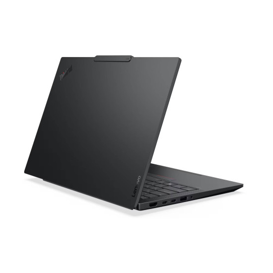 Lenovo ThinkPad E14 Gen 7 Core Ultra 5 135H 32GB 1TB Lenovo ThinkPad E14 Gen 7 business laptop open, showing 14-inch 2.8K display, aluminium chassis in black