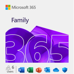 Microsoft 365 Family subscription 1 year for 6 users