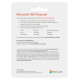 Microsoft 365 Personal FPP 1-Year Subscription Microsoft 365 Personal FPP 1-year subscription showing Word, Excel, PowerPoint, Outlook and OneDrive icons, digital delivery, 32/64-bit compatible