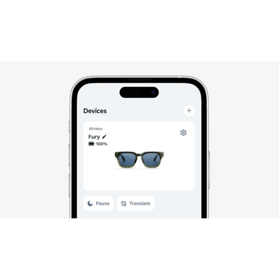 Meta Fury - Dark Amber Lenses, Sandstone, 149-51, smart glasses Meta Fury - Dark Amber Lenses, Sandstone, 149-51, smart glasses