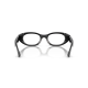 Meta Starfire Kylie Edition smart glasses in Classic Black XS 48-21 frame with Transitions Grey lenses, front three-quarter view